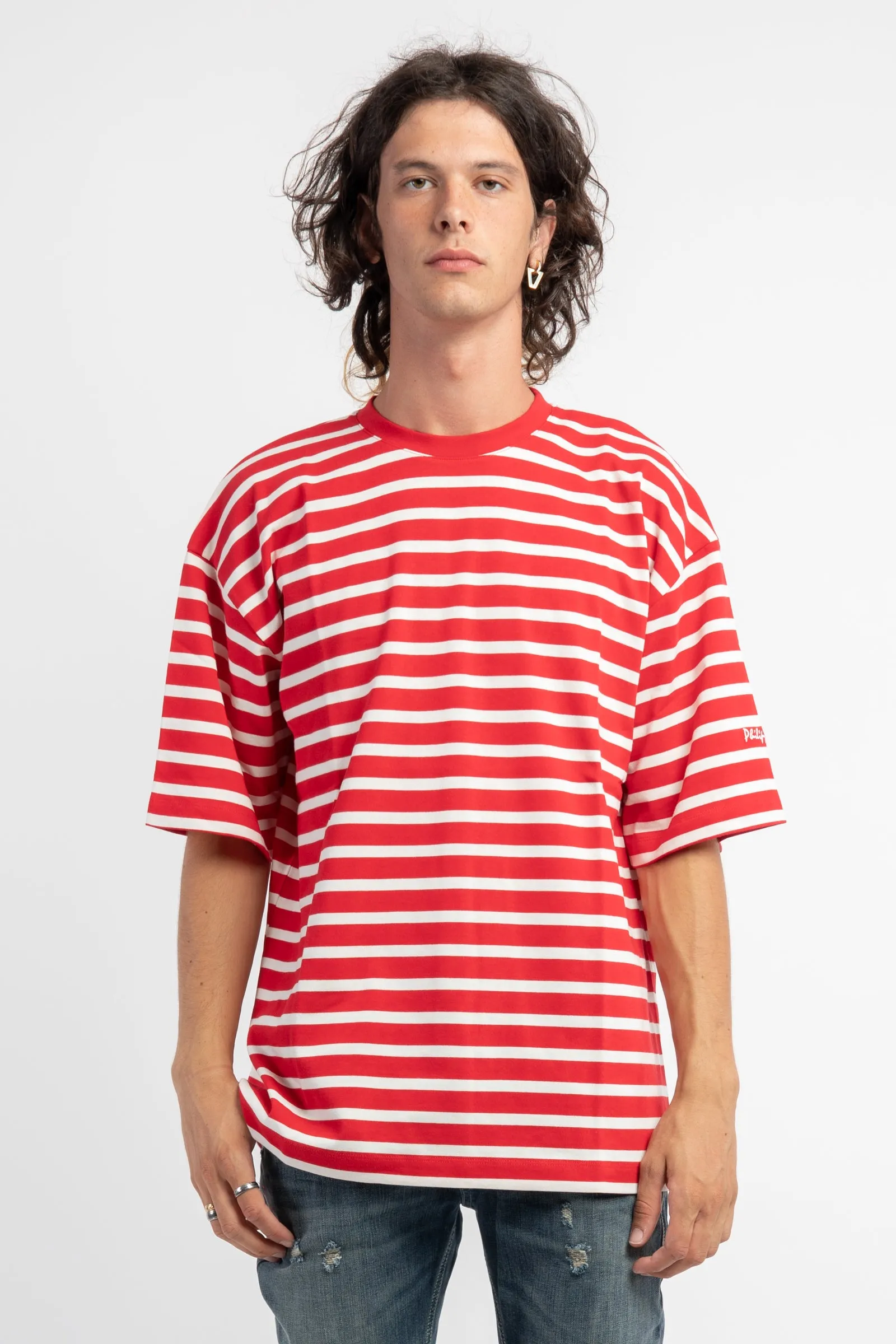 Maurice Bretonnes Tshirt - Rouge Blanc