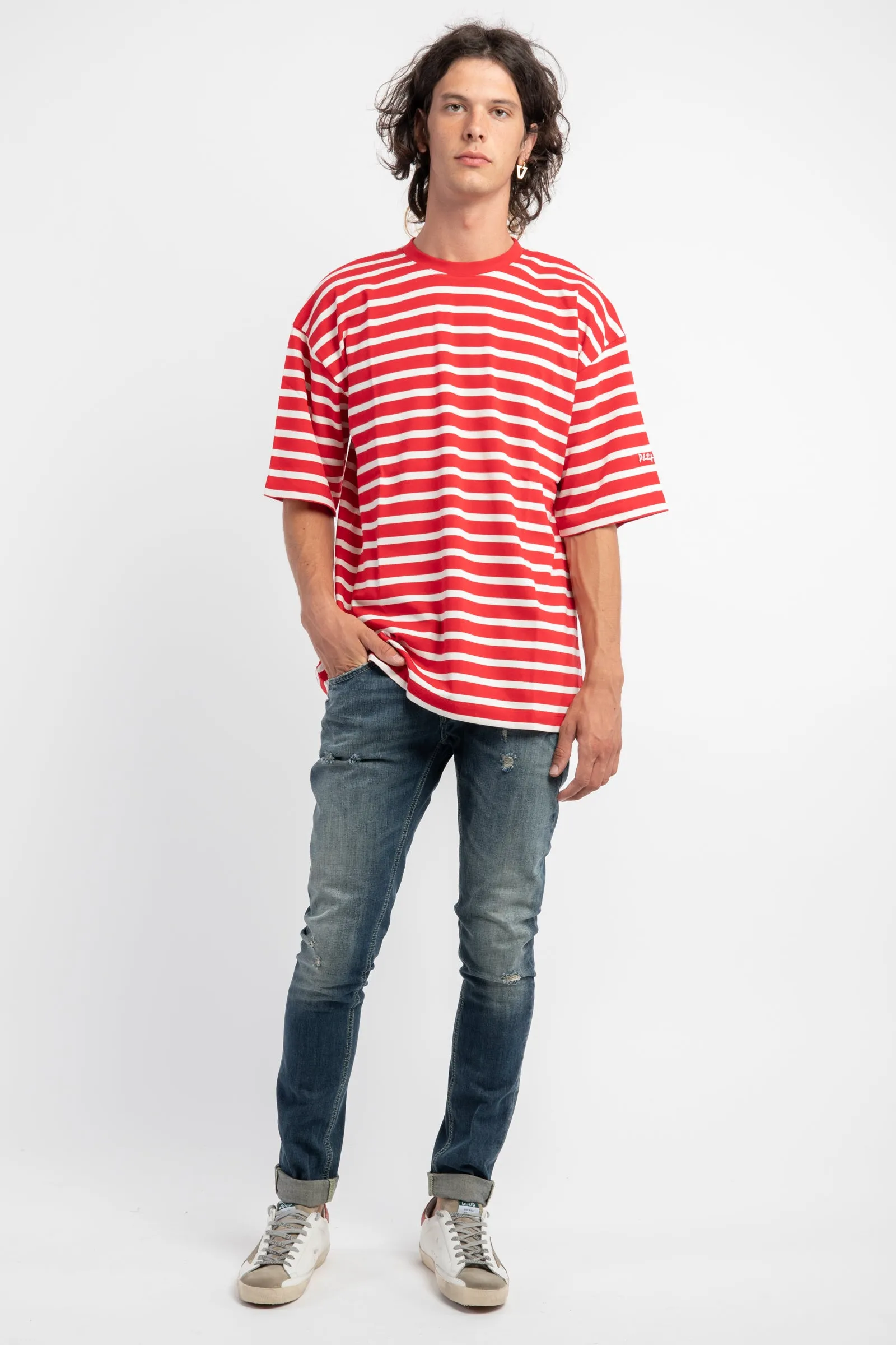 Maurice Bretonnes Tshirt - Rouge Blanc