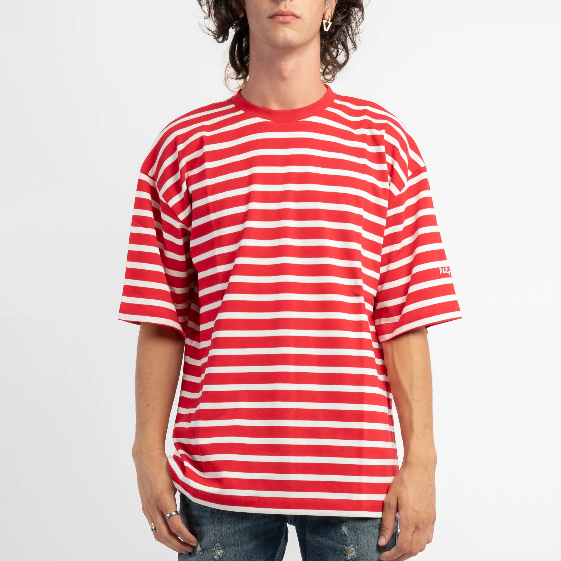 Maurice Bretonnes Tshirt - Rouge Blanc