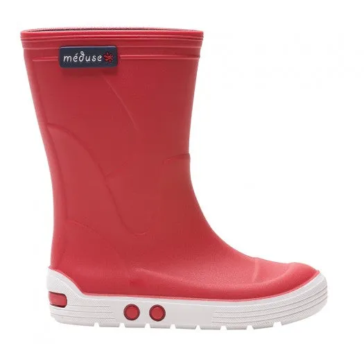 MEDUSE airport rouge bottes de pluie