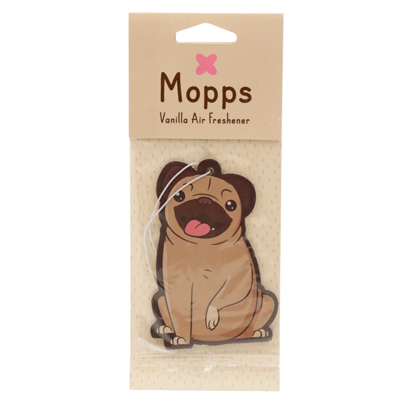 Mopps Pug Vanilla Scented Air Freshener AIRF99