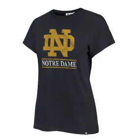 NOTRE DAME FIGHTIN IRISH FINELINE FRANKIE TEE WMN