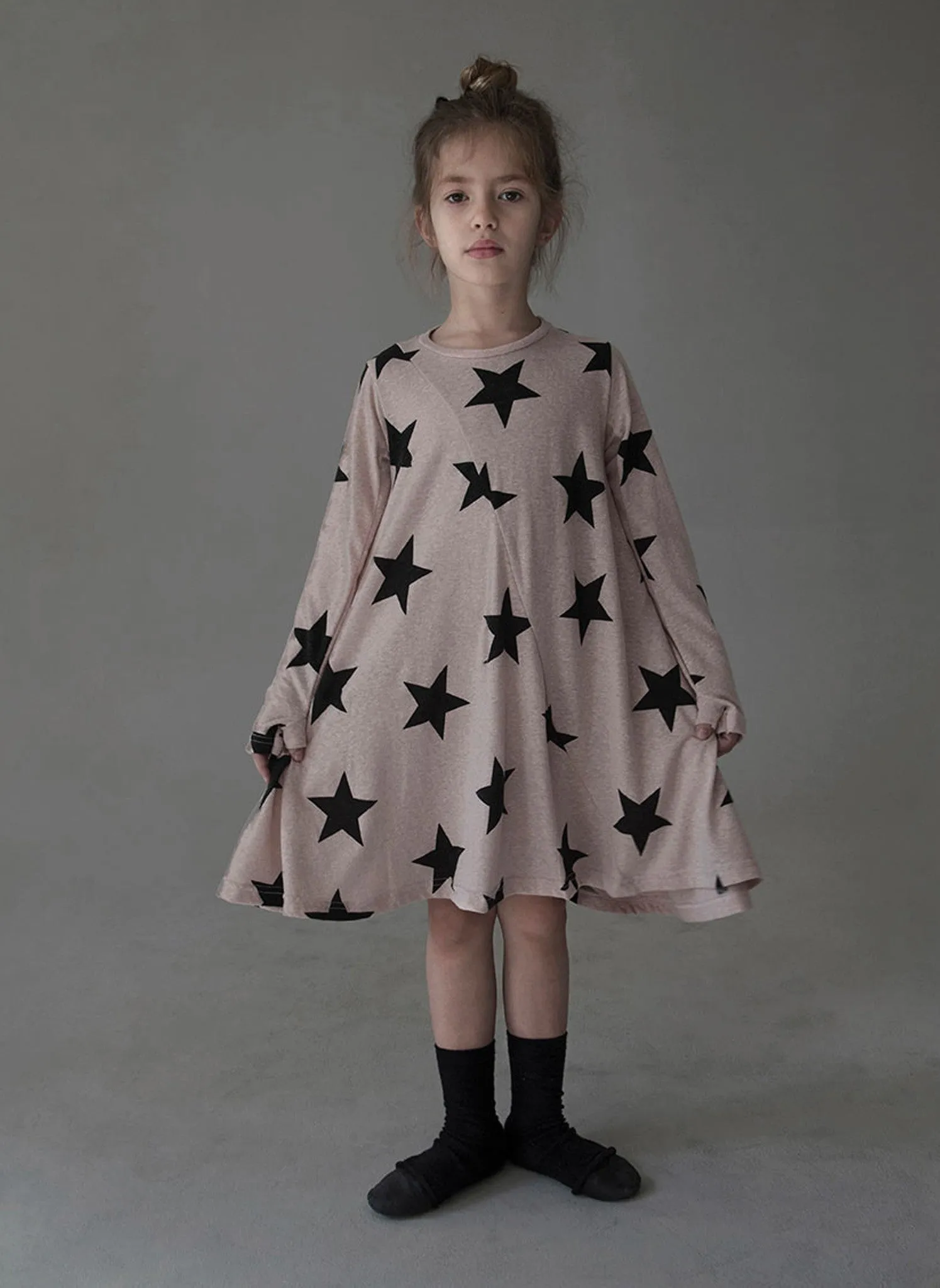 Nununu 360 Star Dress in Powder Pink