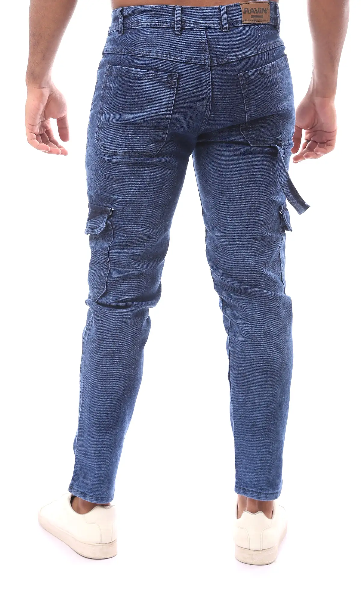 O173896 Solid Classic All Seasons Blue Jeans