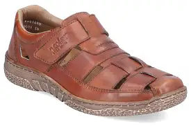 Rieker 03578-24 Mens Leather Touch-Fastening Sandal