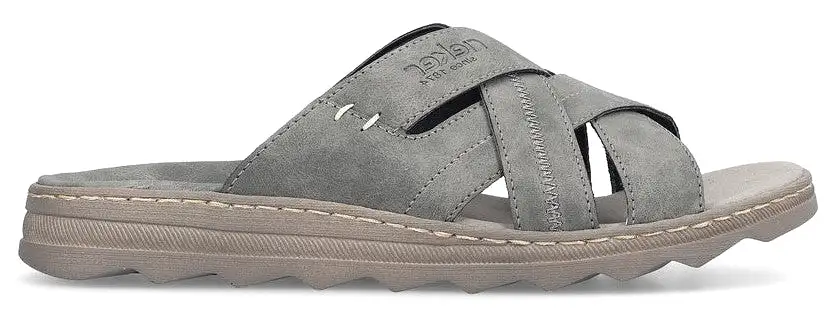 Rieker 21690-45 Mens Slip On Sandal