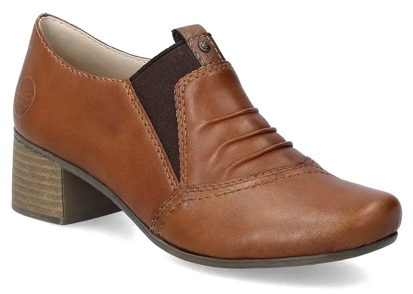 Rieker 41657-25 Womens Leather Court Shoe