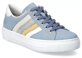 Rieker L8802-10 Womens Lace Up Casual Trainer