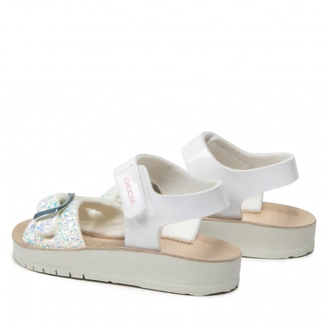 SANDALI GEOX BAMBINA COSTAREI  WHITE J15EAB 0HHEW C1000 tg 28-31