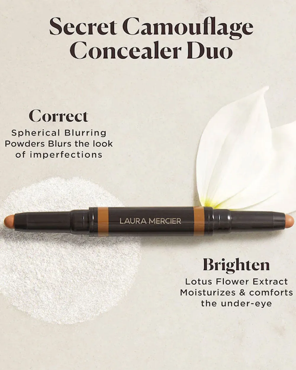 Secret Camoflauge Correct and Brighten Concealer Duo Stick in 1N