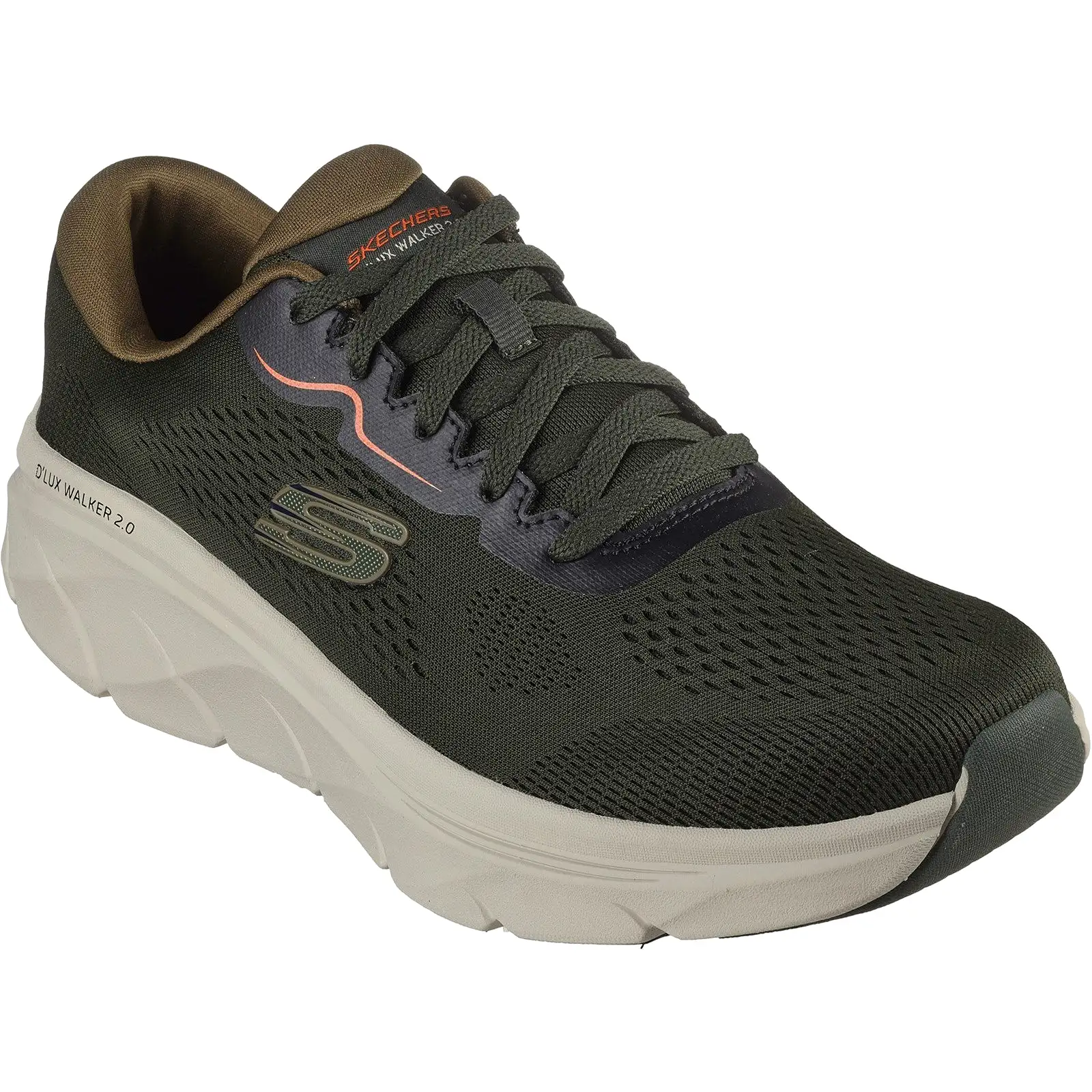 Skechers 232714 D'Lux Walker 2.0 Mens Lace Up Trainer