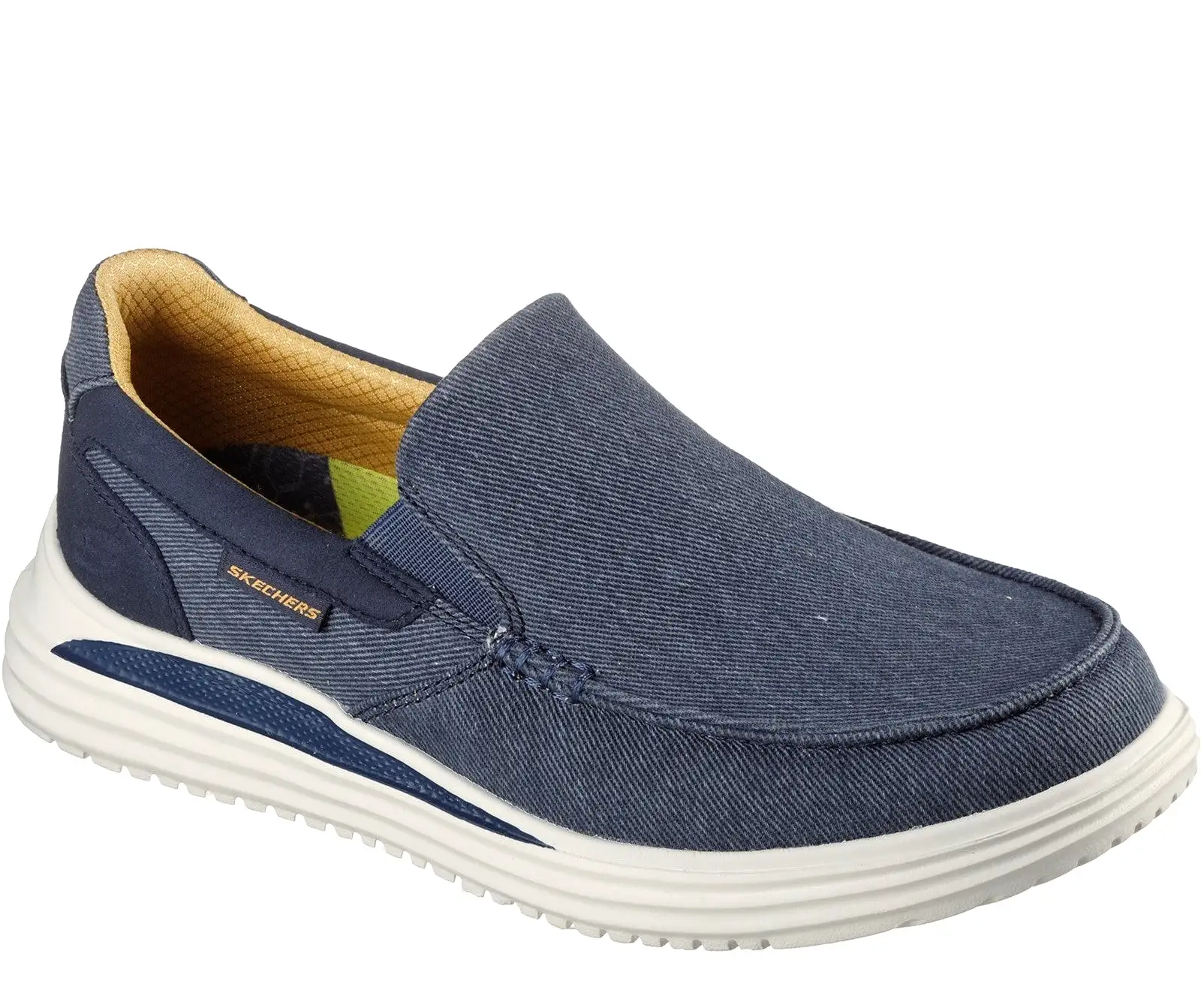 Skechers Proven Suttner 204785 Mens Slip On Canvas Shoe