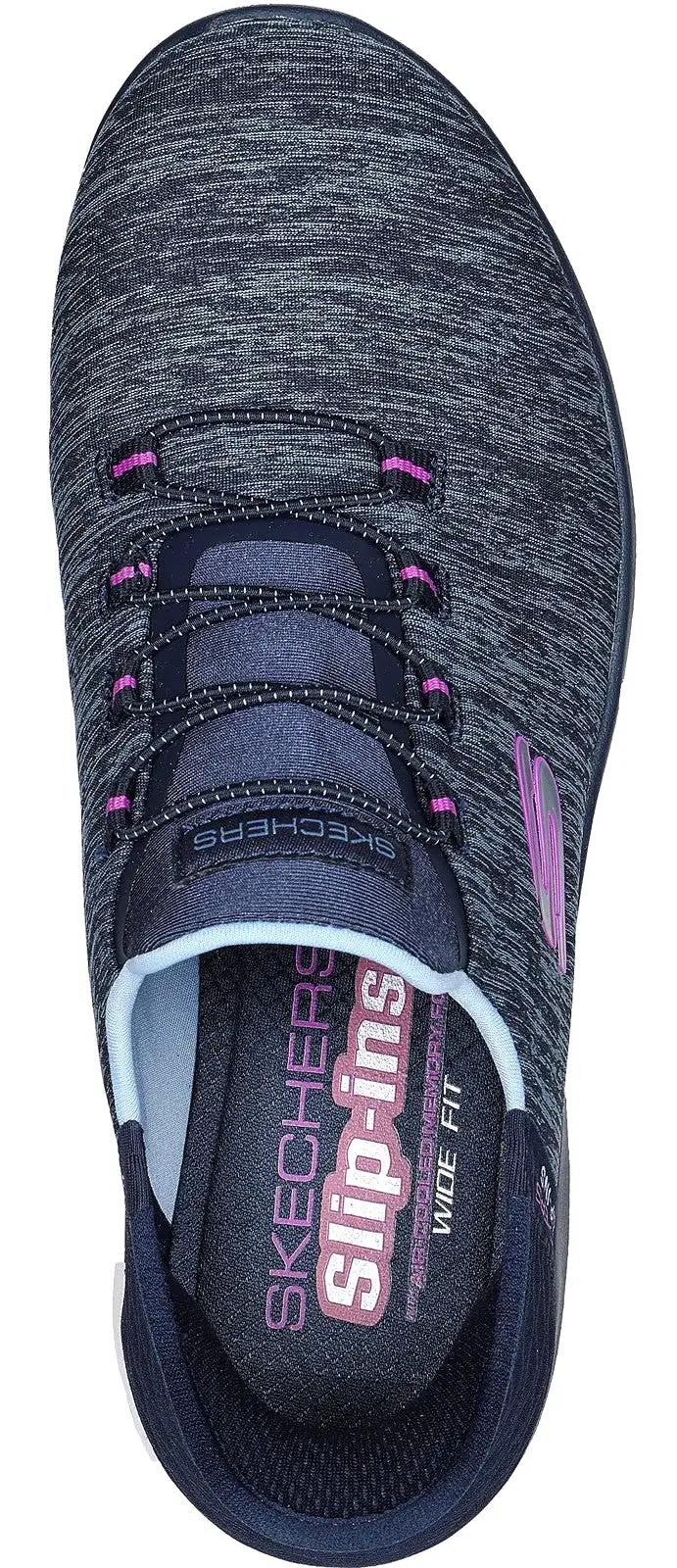 Skechers Slip-Ins 149937W Summits Dazzling Haze Womens Wide Fit Trainer