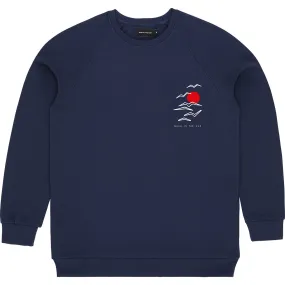 SWEAT Bask in the Sun NAVY BIRDS