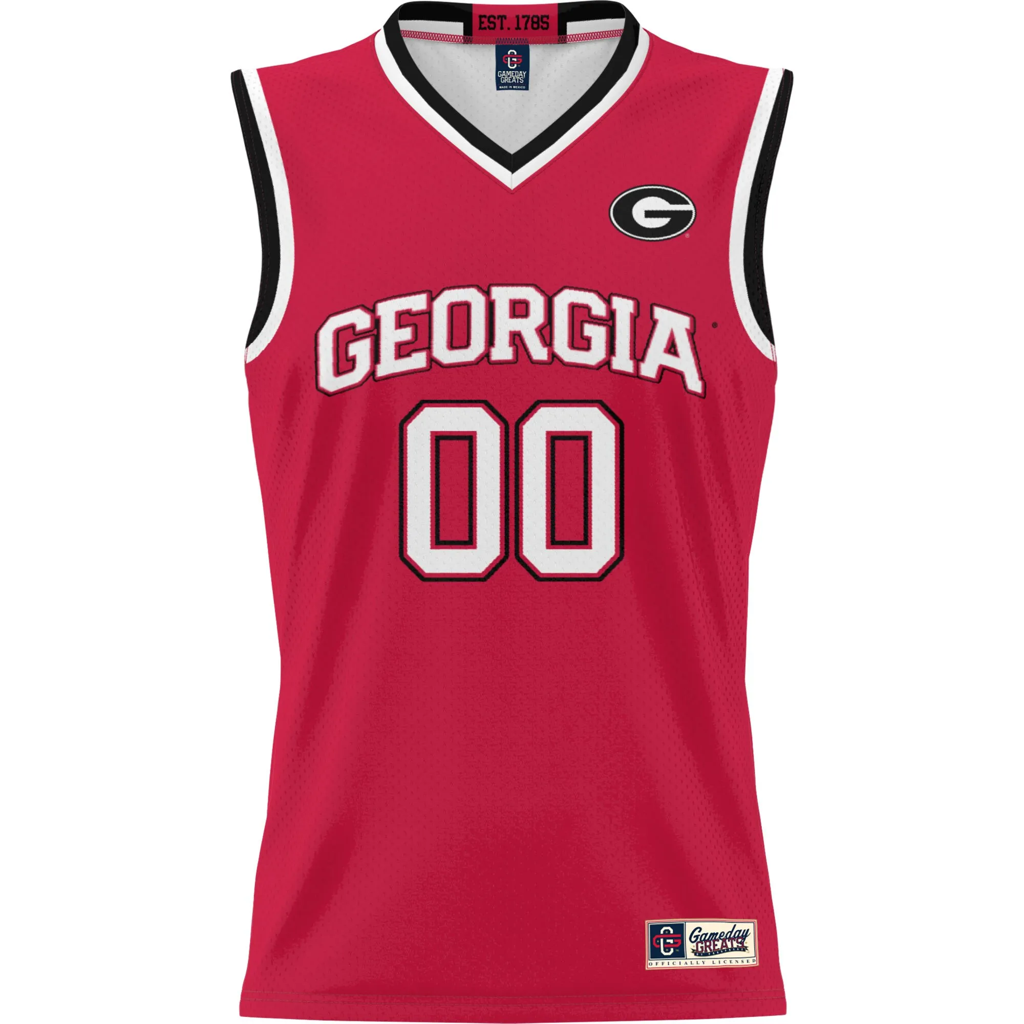 Unisex GameDay Greats  Red Georgia Bulldogs  Lightweight NIL Pick-A-Player Basketball Jersey