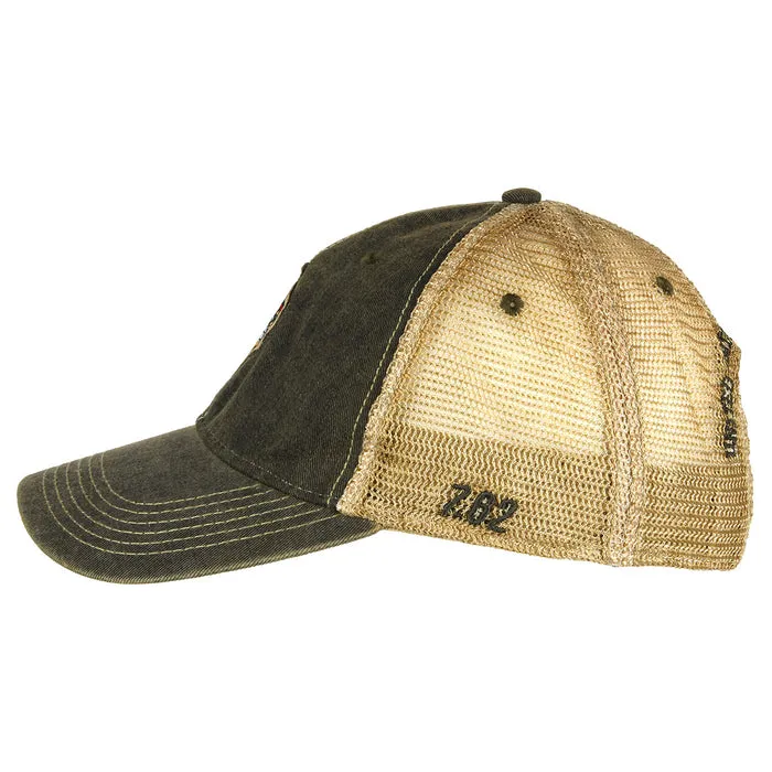 USMC 'Eagle, Globe, and Anchor' Vintage Trucker Hat - Black