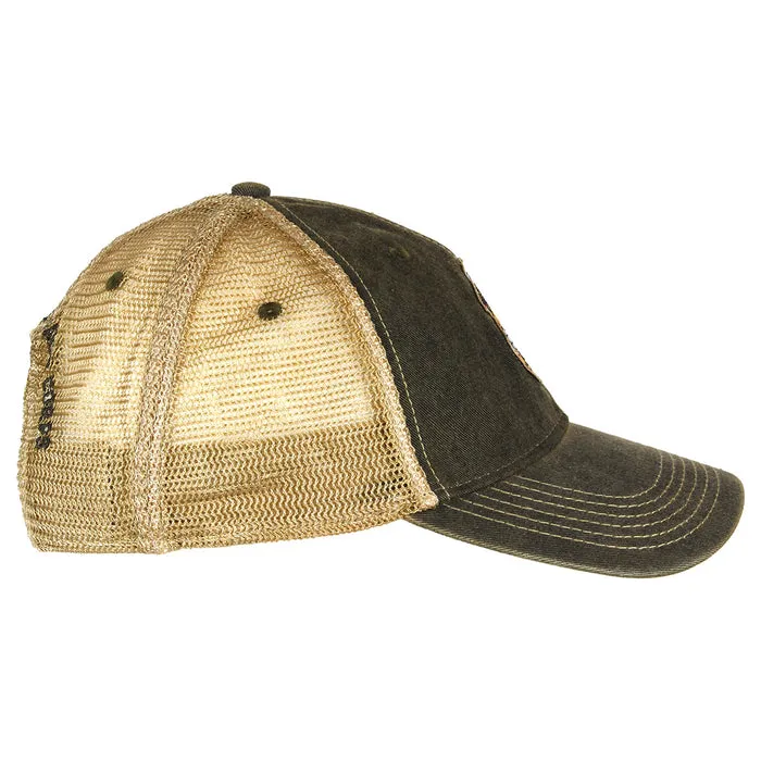 USMC 'Eagle, Globe, and Anchor' Vintage Trucker Hat - Black