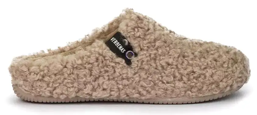 Verbenas York Curly Womens Warm Lined Slipper