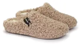 Verbenas York Curly Womens Warm Lined Slipper